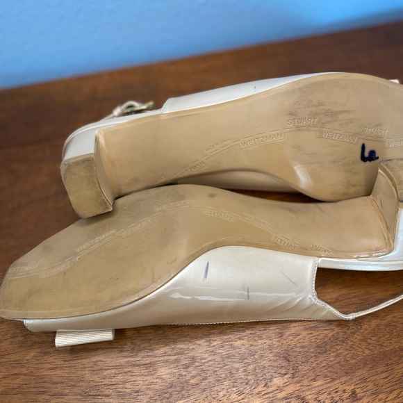 Stuart Weitzman Slingback Peep Toe Shoes - Picture 15 of 16